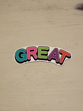 10/$10 Stickers Decals - GREAT Multicolored Bright Words - Brand New Stickers